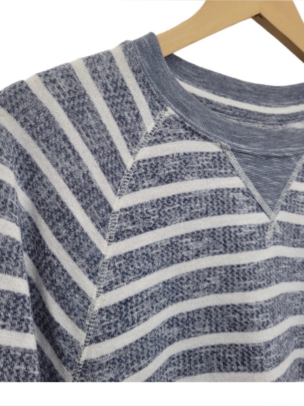 ABERCROMBIE & FITCH Long Sleeve Sweat Shirt Blue